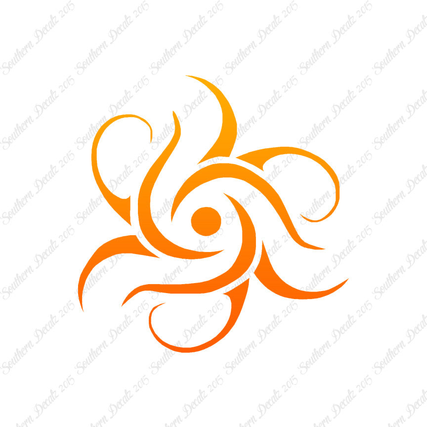 Tribal Swirl Art Design