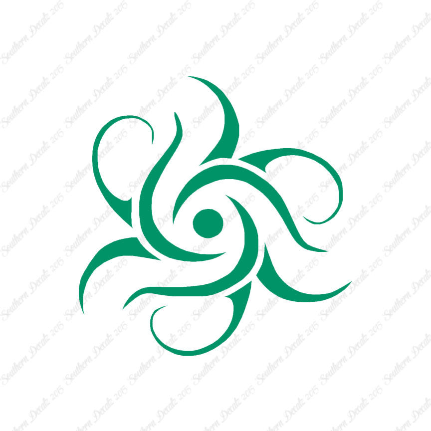 Tribal Swirl Art Design