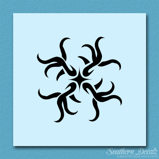 Tribal Art Flourish Design