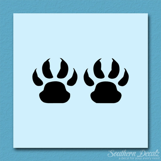 Wolf Dog Paw Prints