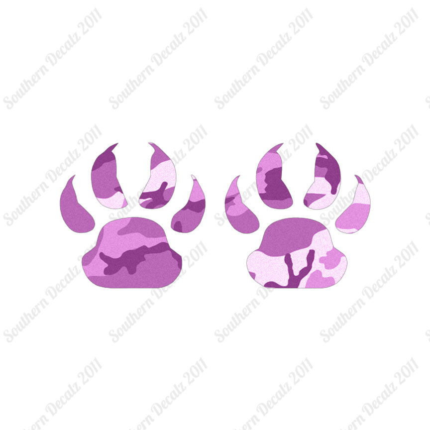 Wolf Dog Paw Prints