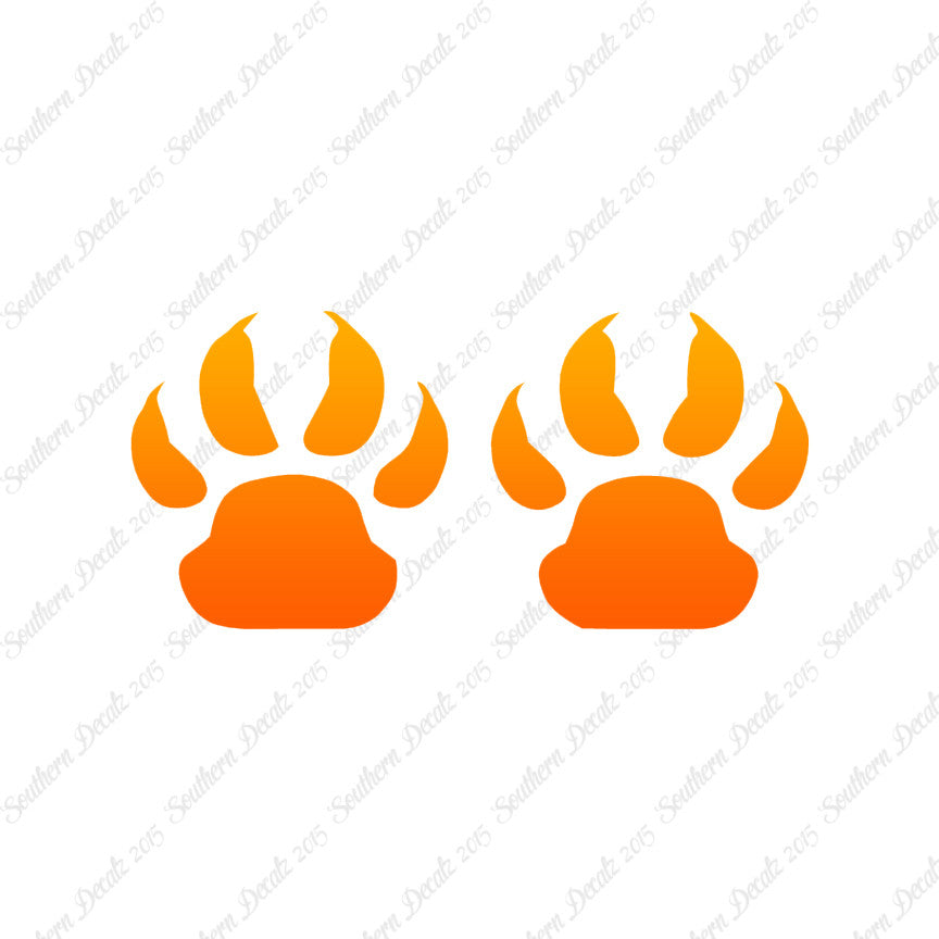 Wolf Dog Paw Prints