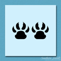 Wolf Dog Paw Prints