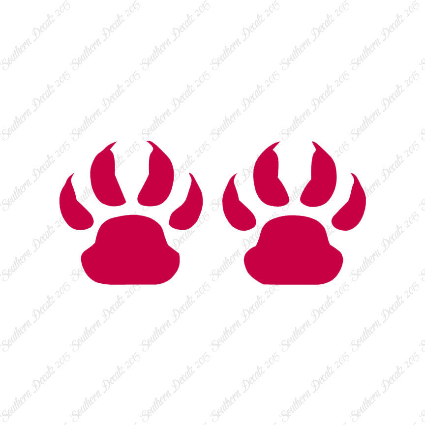 Wolf Dog Paw Prints