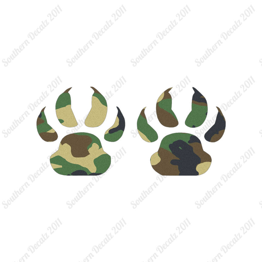 Wolf Dog Paw Prints