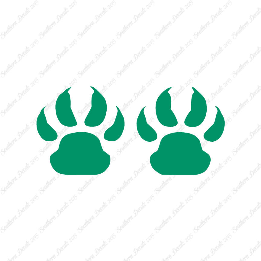 Wolf Dog Paw Prints