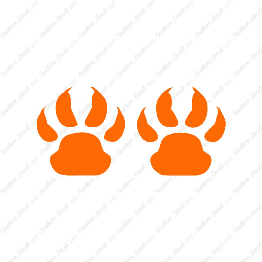 Wolf Dog Paw Prints