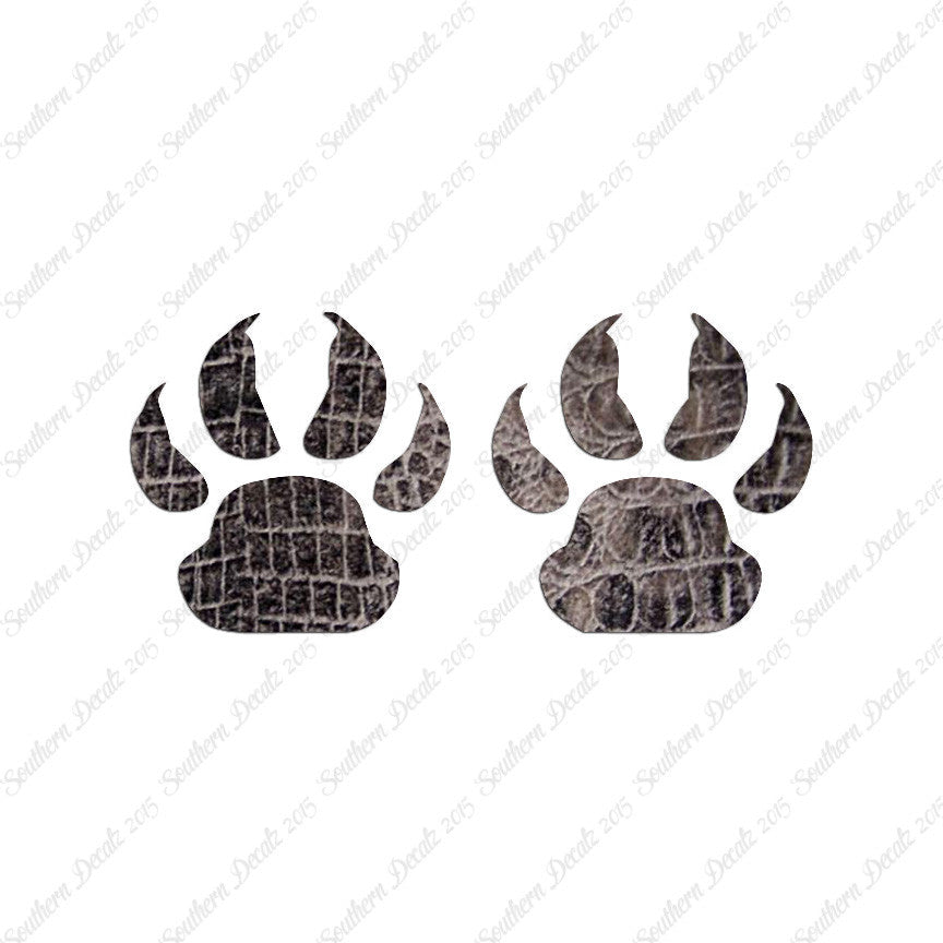Wolf Dog Paw Prints