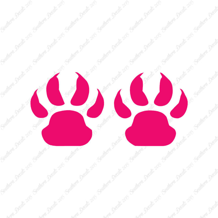 Wolf Dog Paw Prints