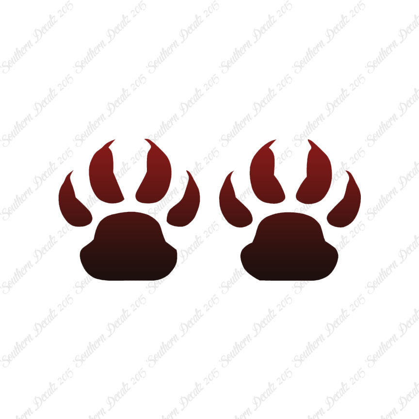 Wolf Dog Paw Prints