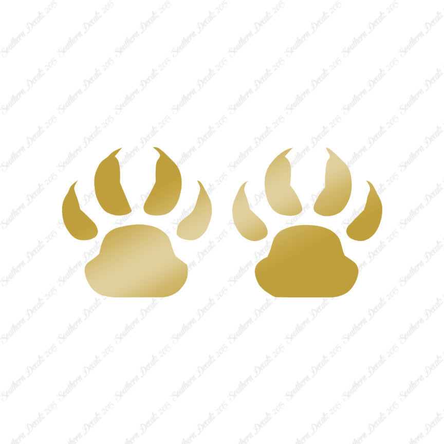 Wolf Dog Paw Prints