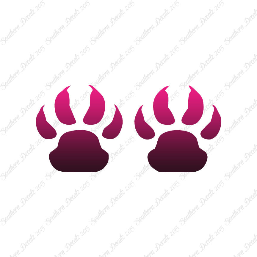 Wolf Dog Paw Prints