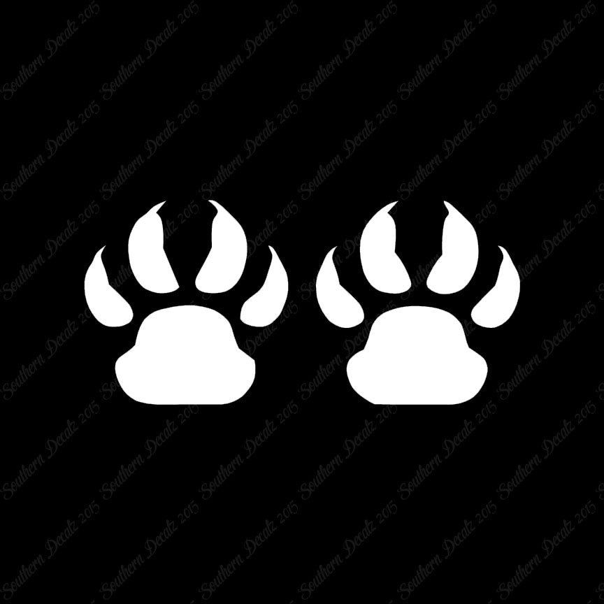 Wolf Dog Paw Prints