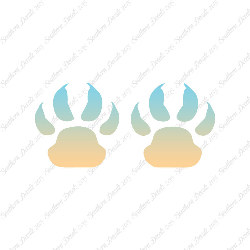 Wolf Dog Paw Prints