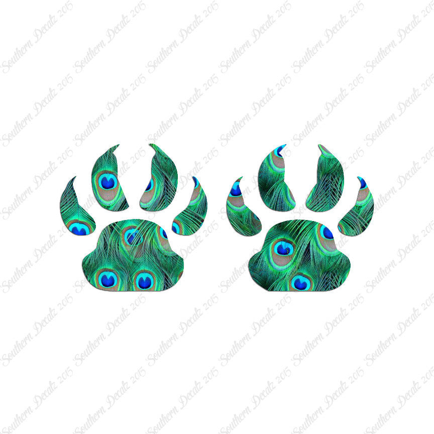 Wolf Dog Paw Prints