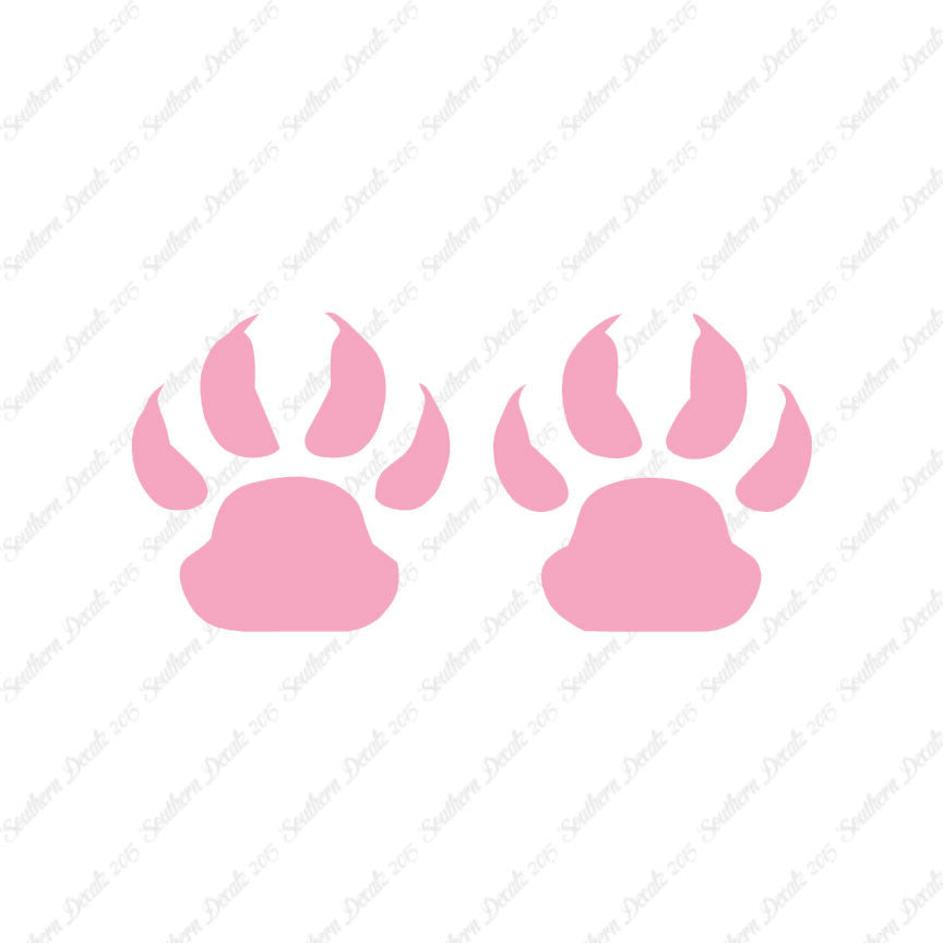Wolf Dog Paw Prints