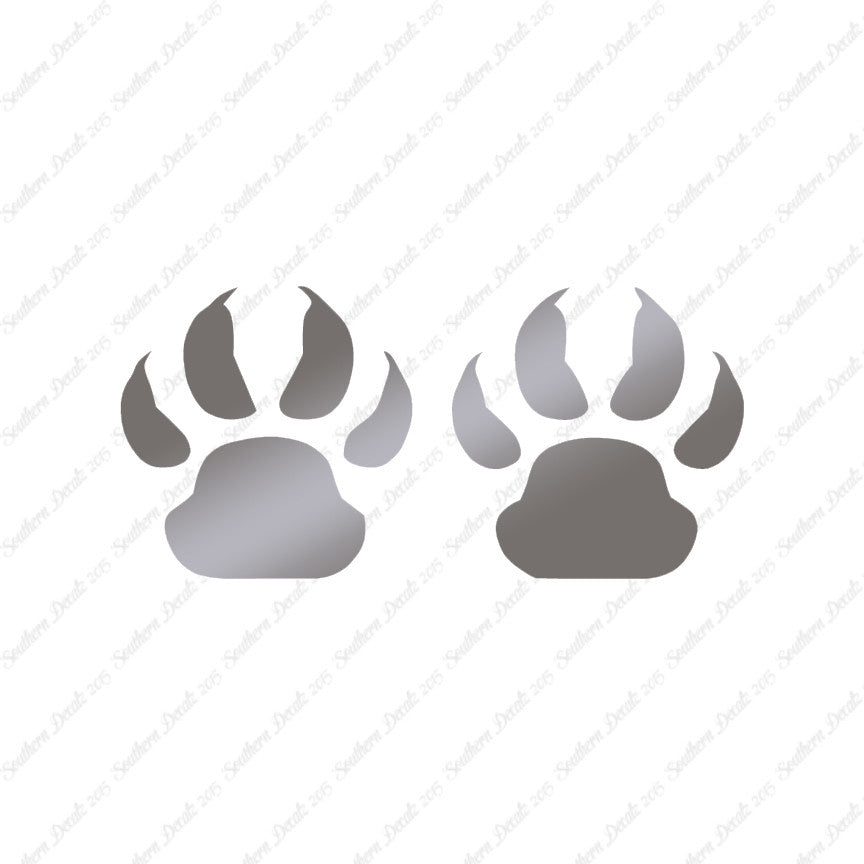 Wolf Dog Paw Prints