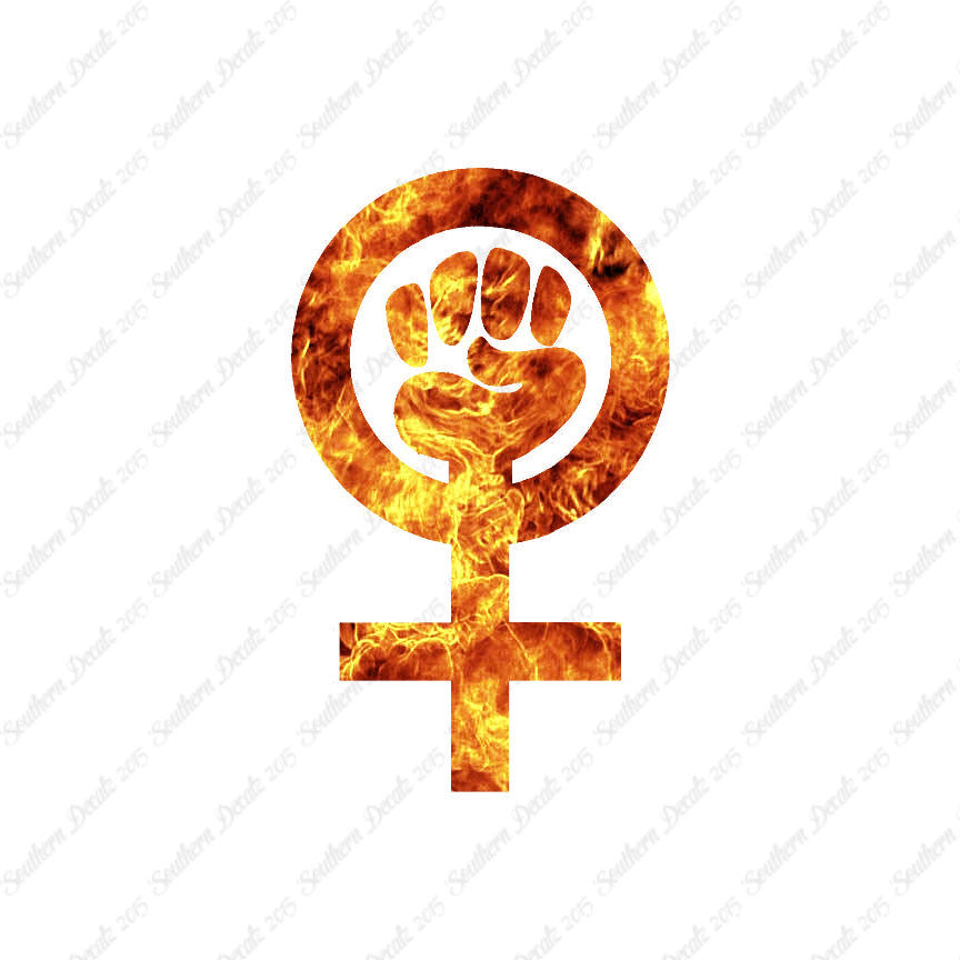 Woman Power Feminist Girl