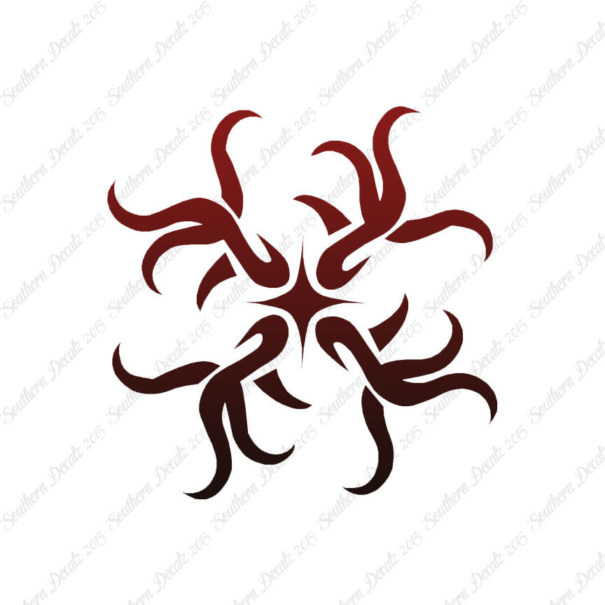 Tribal Art Flourish Design