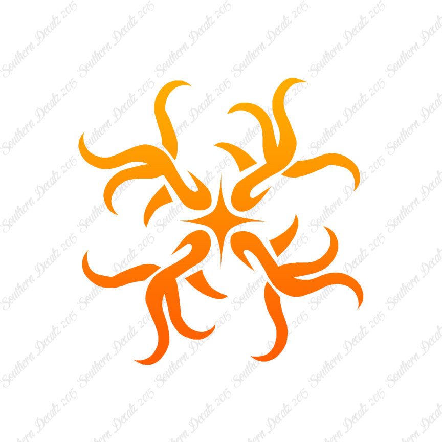 Tribal Art Flourish Design