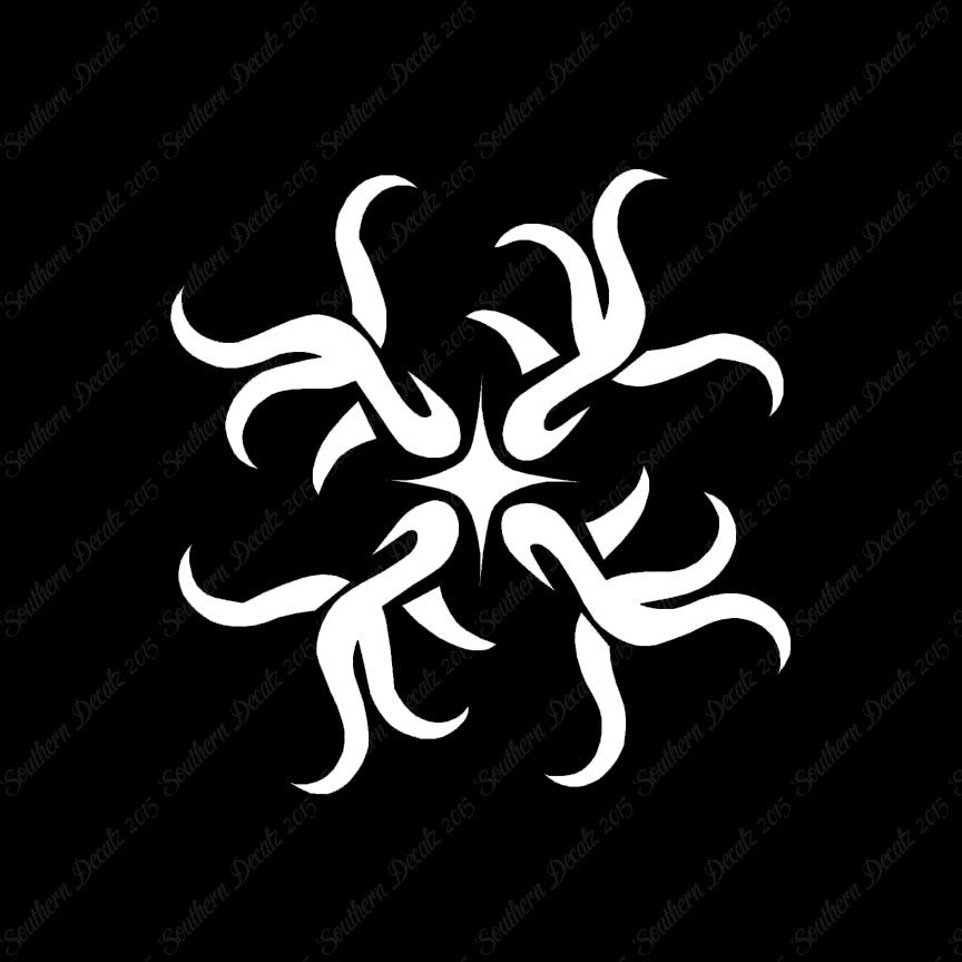 Tribal Art Flourish Design
