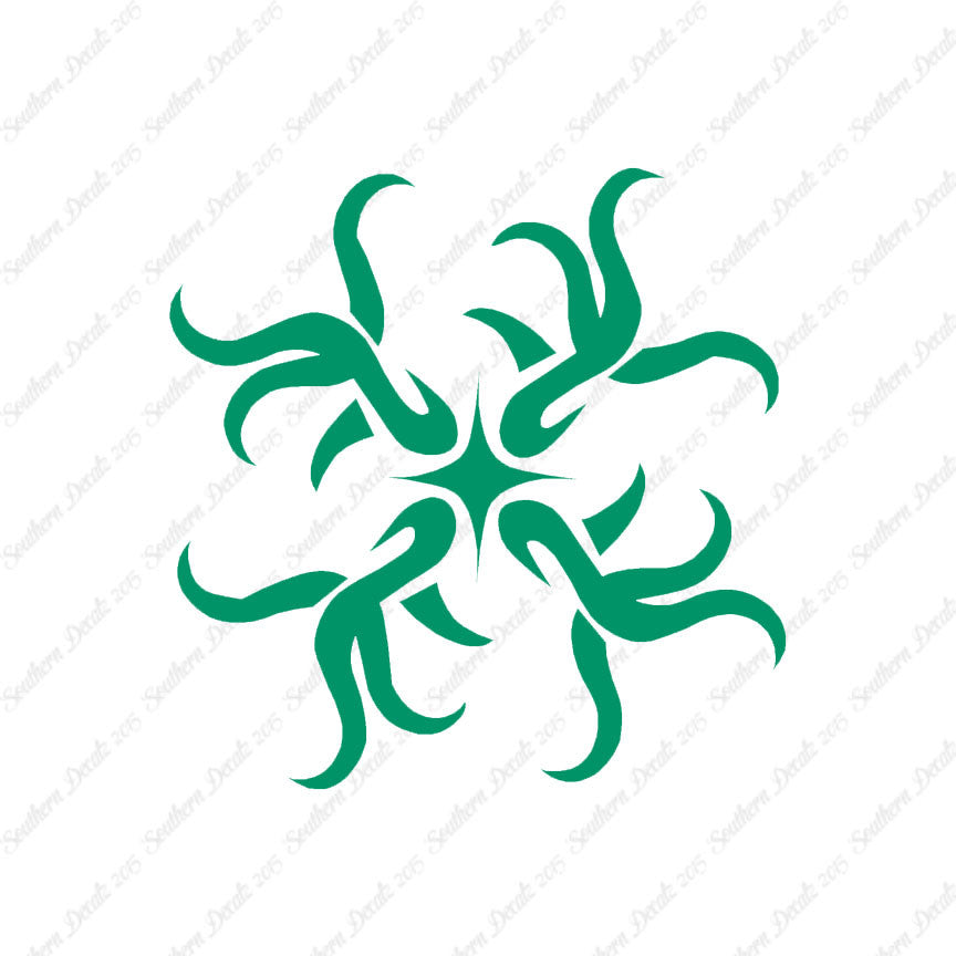 Tribal Art Flourish Design