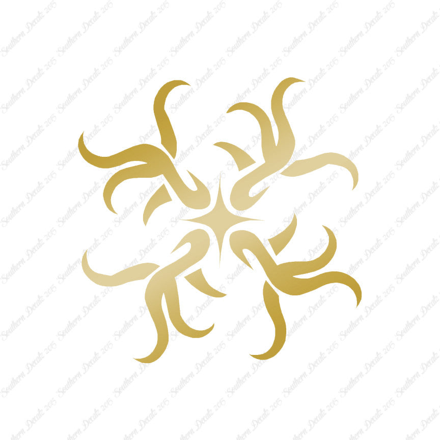 Tribal Art Flourish Design