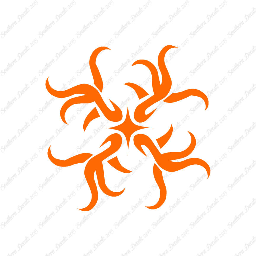 Tribal Art Flourish Design