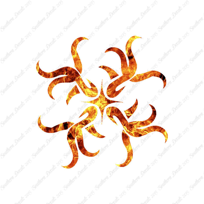 Tribal Art Flourish Design