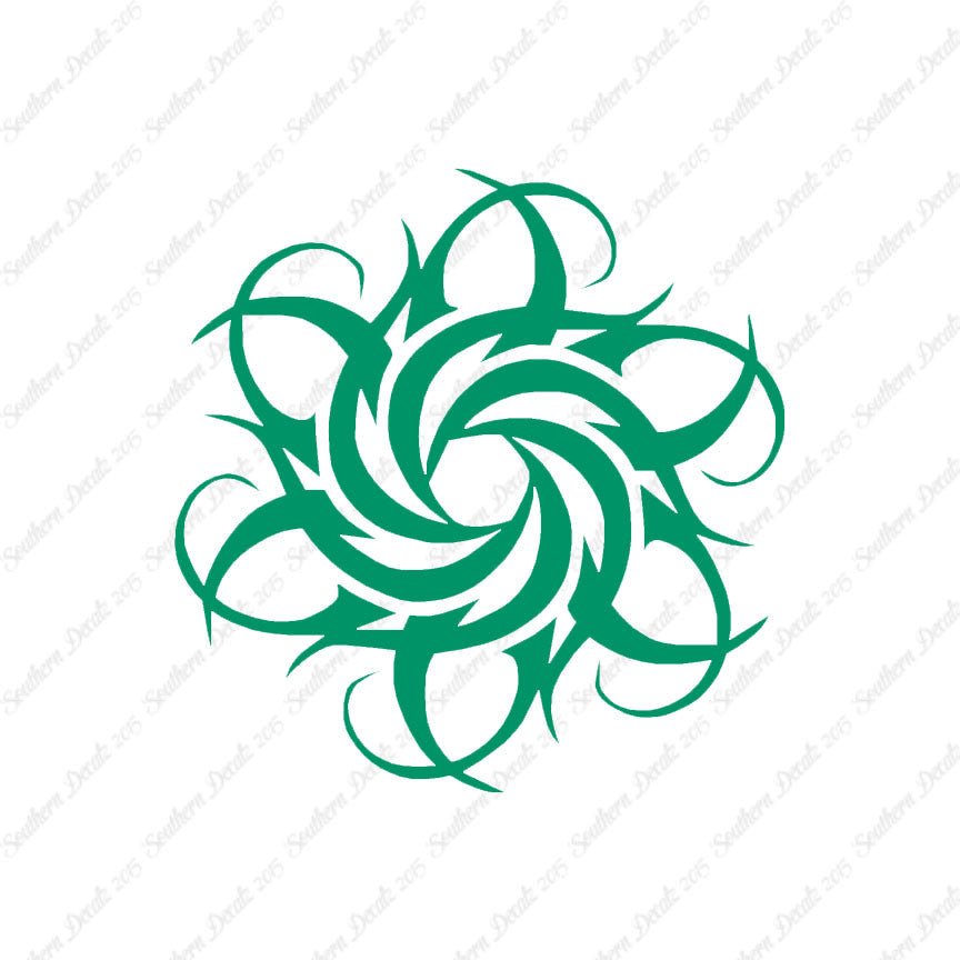 Tribal Art Flower Design