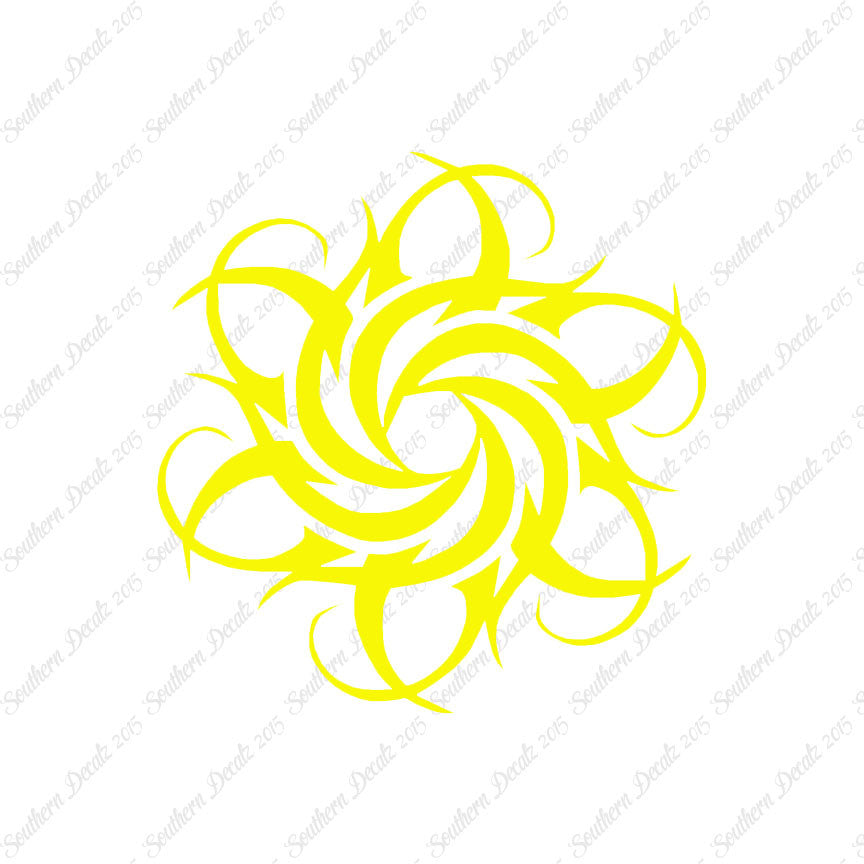 Tribal Art Flower Design