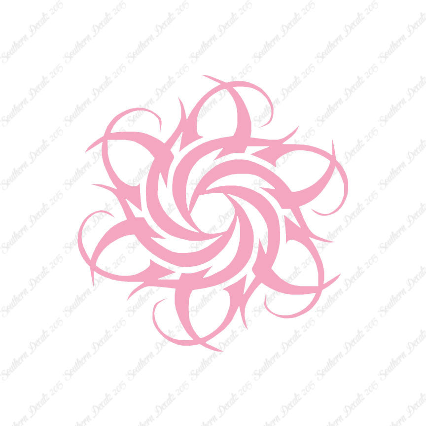 Tribal Art Flower Design