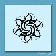 Tribal Art Flower Design