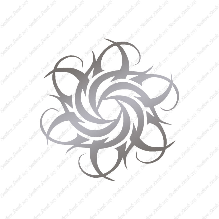 Tribal Art Flower Design