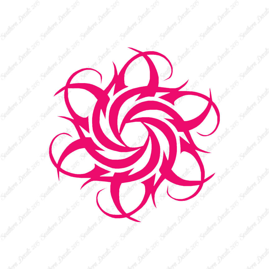 Tribal Art Flower Design