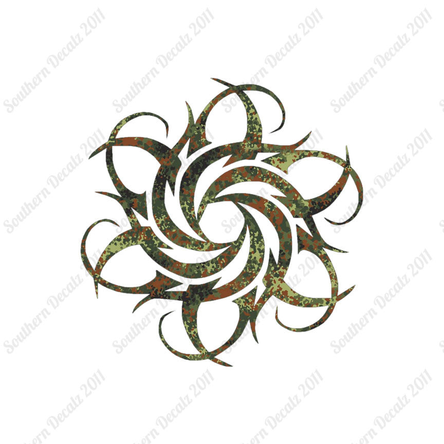 Tribal Art Flower Design