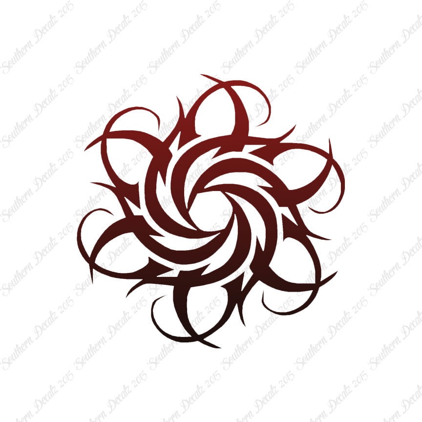 Tribal Art Flower Design