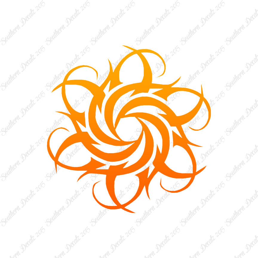 Tribal Art Flower Design