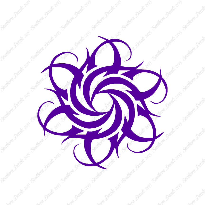 Tribal Art Flower Design