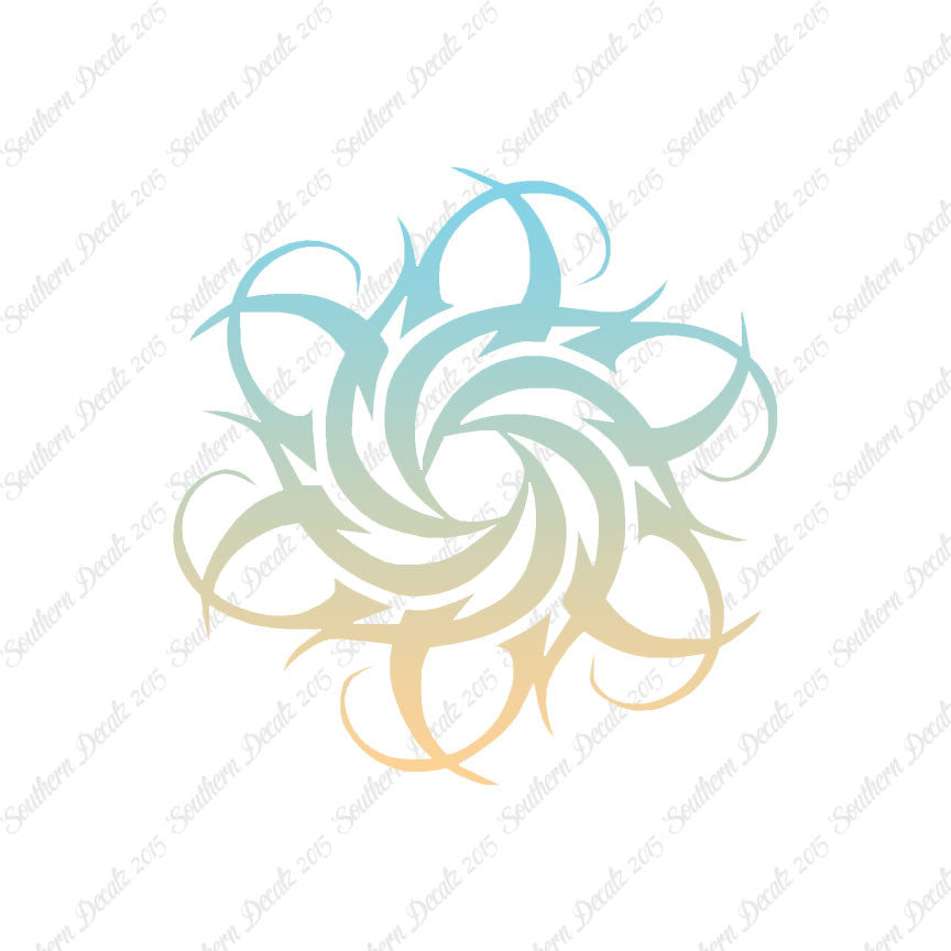 Tribal Art Flower Design