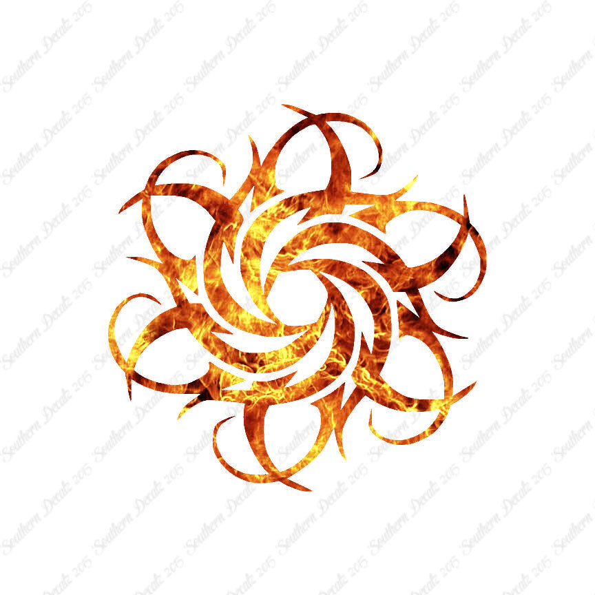 Tribal Art Flower Design