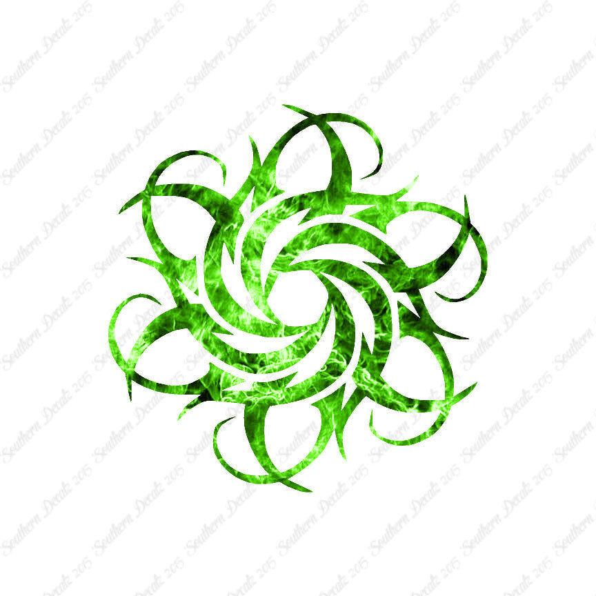 Tribal Art Flower Design
