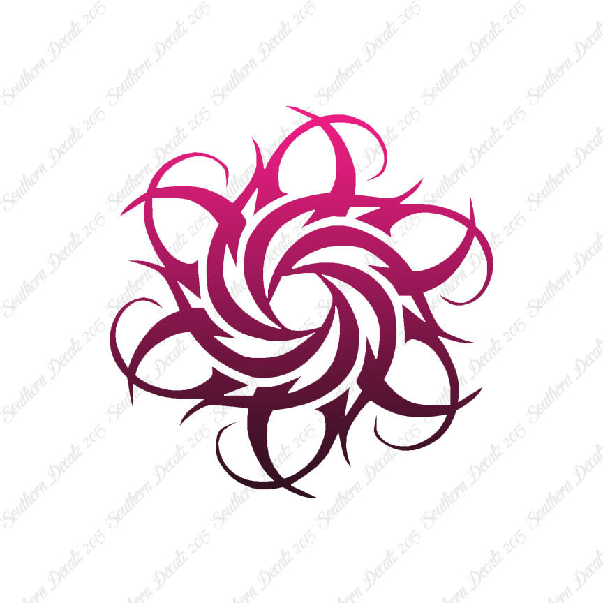 Tribal Art Flower Design