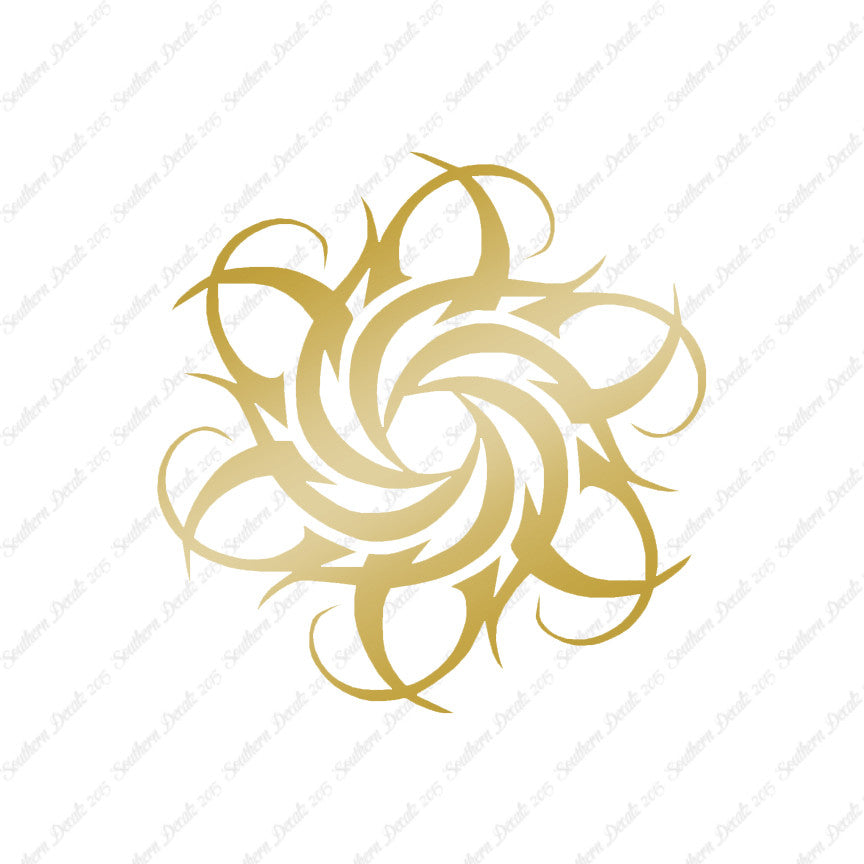 Tribal Art Flower Design