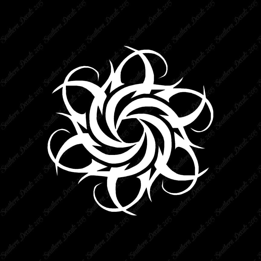 Tribal Art Flower Design