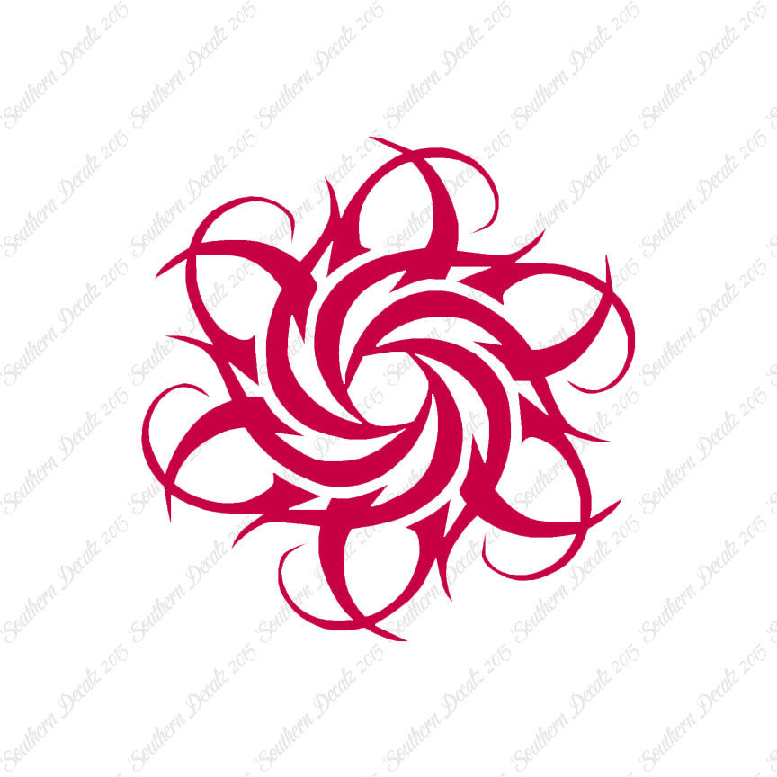 Tribal Art Flower Design
