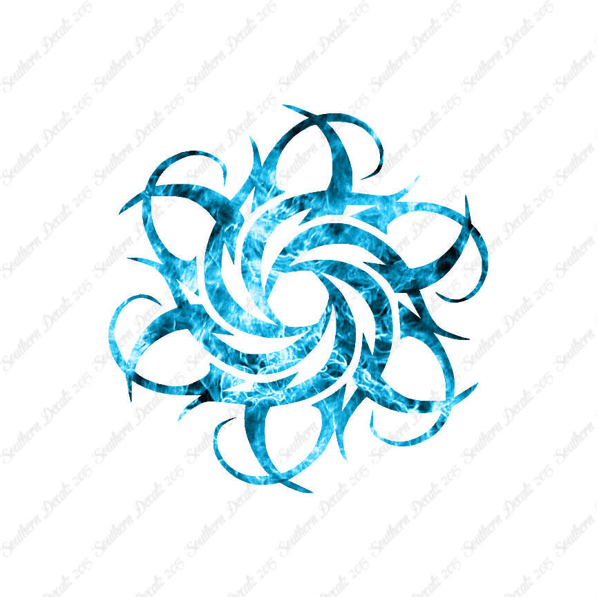 Tribal Art Flower Design