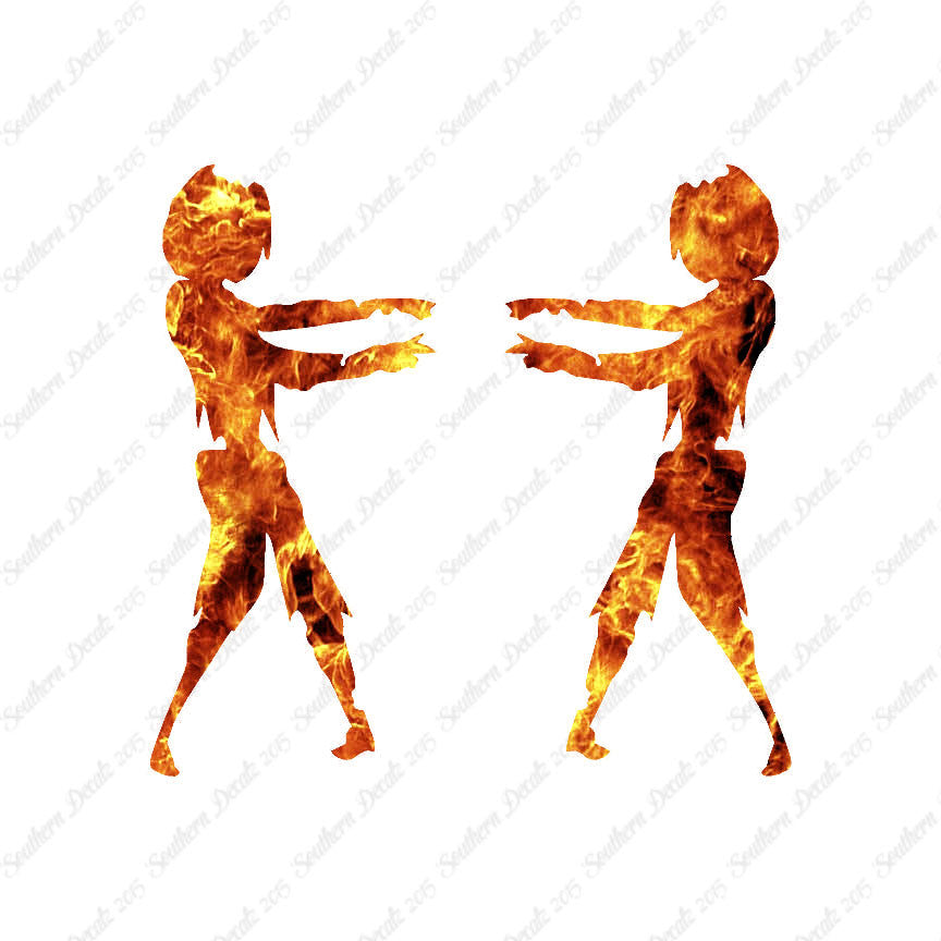 Pair Of Zombie Shambling
