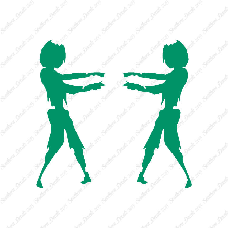 Pair Of Zombie Shambling
