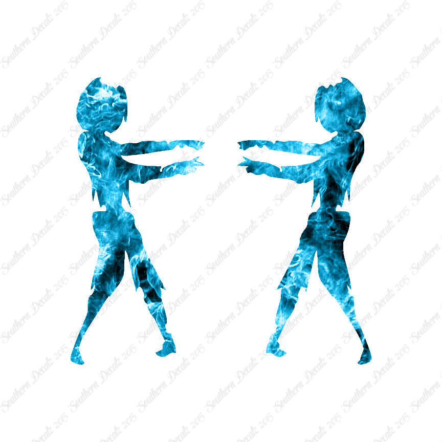 Pair Of Zombie Shambling